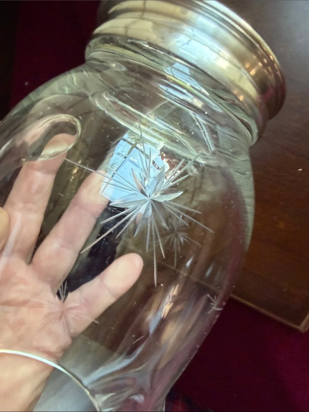Wallace Sterling and Crystal Pitcher